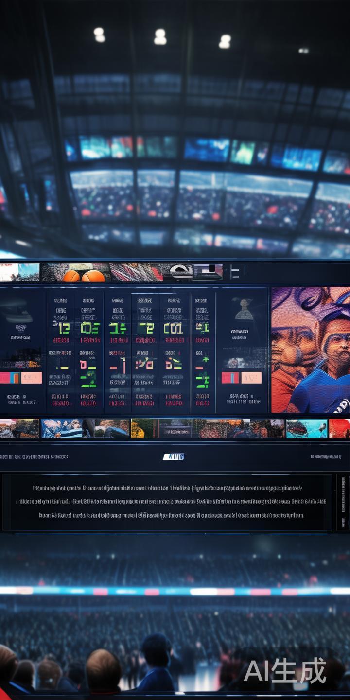 实时比分与直播：在中央信息区，用户可以实时查看比赛